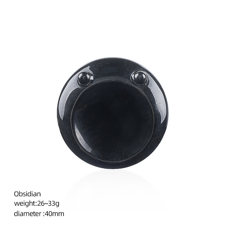 FREE Today: Natural Crystal Worry Stone Bulk Healing Crystals for Anxiety Relief - Obsidian - Elf - image 28