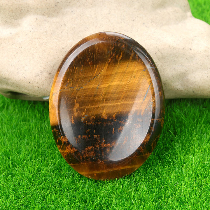 FREE Today: Natural Crystal Worry Stone Bulk Healing Crystals for Anxiety Relief - Tiger Eye - Oval - image 40
