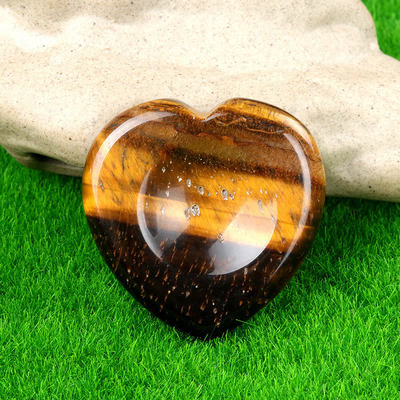 FREE Today: Natural Crystal Worry Stone Bulk Healing Crystals for Anxiety Relief - Tiger Eye - Heart - image 38