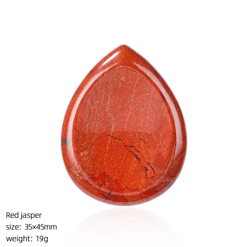 FREE Today: Natural Crystal Worry Stone Bulk Healing Crystals for Anxiety Relief - Red Jasper - Teardrop - image 43