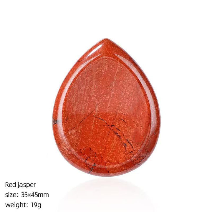 FREE Today: Natural Crystal Worry Stone Bulk Healing Crystals for Anxiety Relief - Red Jasper - Teardrop - image 43