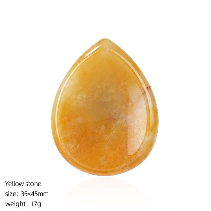 FREE Today: Natural Crystal Worry Stone Bulk Healing Crystals for Anxiety Relief - Yellow Aventurine - Teardrop - image 56