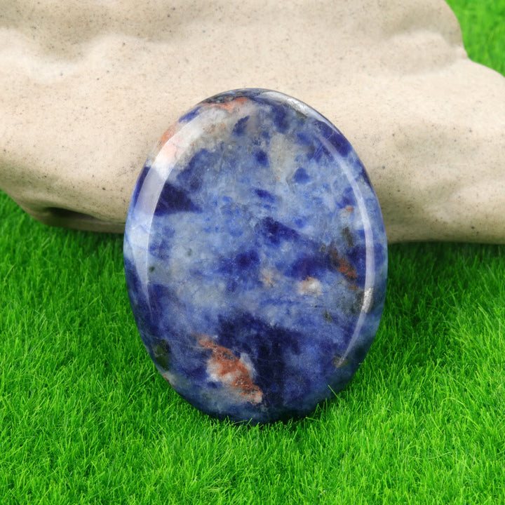 FREE Today: Natural Crystal Worry Stone Bulk Healing Crystals for Anxiety Relief - Sodalite - Oval - image 82