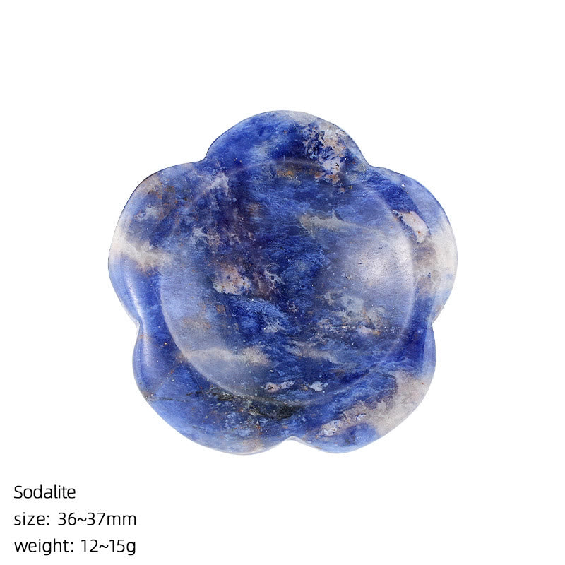 FREE Today: Natural Crystal Worry Stone Bulk Healing Crystals for Anxiety Relief - Sodalite - Flower - image 79