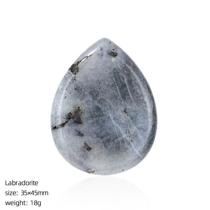 FREE Today: Natural Crystal Worry Stone Bulk Healing Crystals for Anxiety Relief - Labradorite - Teardrop - image 88