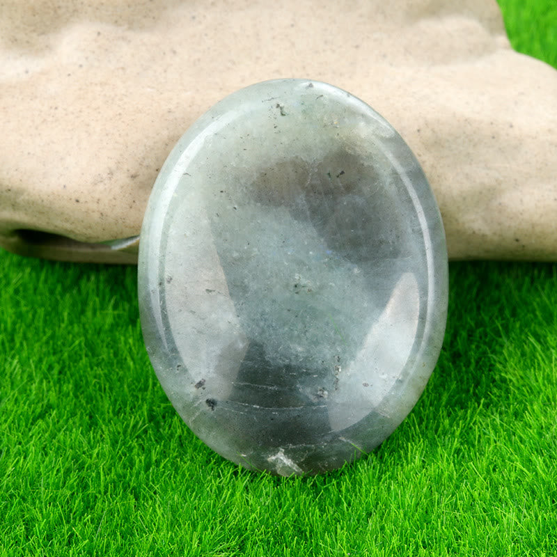 FREE Today: Natural Crystal Worry Stone Bulk Healing Crystals for Anxiety Relief - Labradorite - Oval - image 90