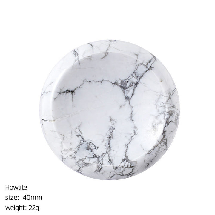 FREE Today: Natural Crystal Worry Stone Bulk Healing Crystals for Anxiety Relief - White Turquoise - Round - image 94