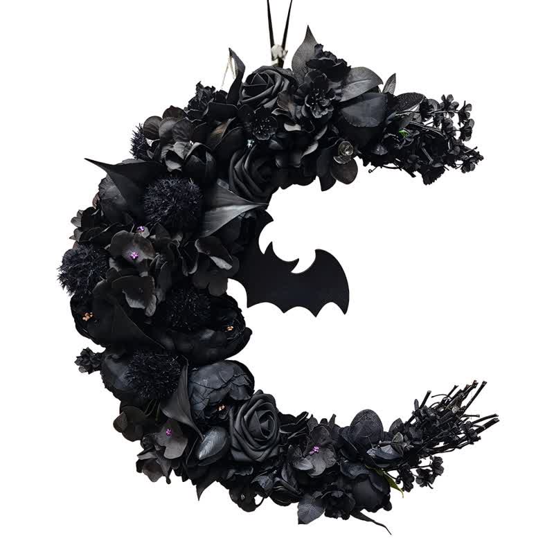 Olivenorma Straw Foam Plastic Silk Flower Gothic Mysterious Symbol Door Decoration - image 5