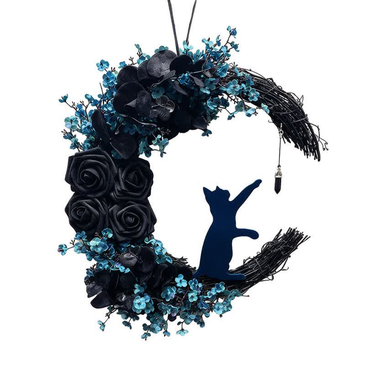 Olivenorma Straw Foam Silk Flower Mystical Protection Symbol Door Decoration - image 4