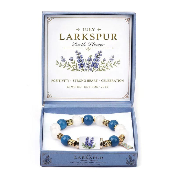 FREE Today: Handmade Bohemian Natural Stone Birth Flower Beaded Bracelet for Women - image 12