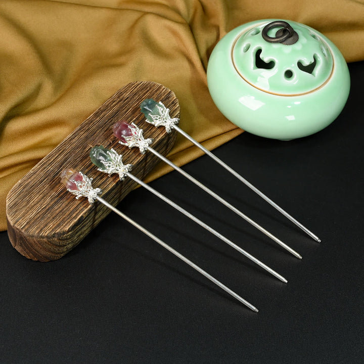 FREE Today: Natural Fluorite Crystal Hair Wand for Manifestation Hairpin - image 5