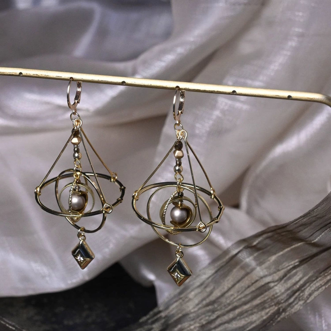 FREE Today: Celestial Planet Universe Asymmetric Solar System Planet Earrings - Earrings 2 - image 7
