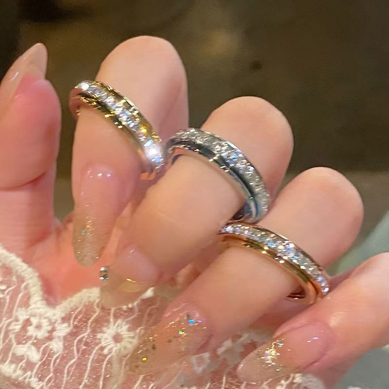 FREE Today: 1Pcs Shiny Relieve Anxiety Spinner Ring Titanium Steel - image 1
