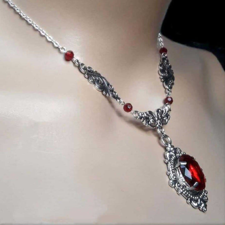 FREE Today: Victorian Gothic Rose Choker Antique Silver Filigree Witch Vampire Necklace - image 6