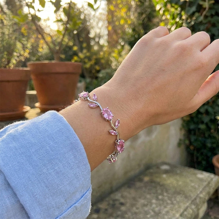 FREE Today: Romantic Tulip Bracelet Multicolor Floral Crystal - image 6