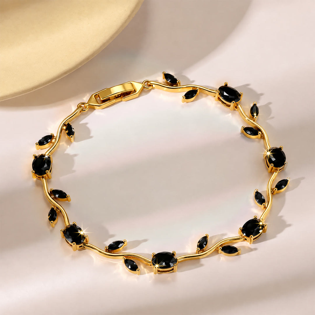 FREE Today: Romantic Tulip Bracelet Multicolor Floral Crystal - Black - Golden - image 70