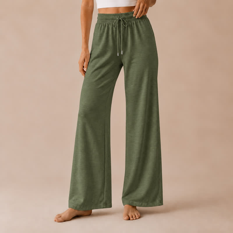 Olivenorma Women Casual Loose Polyester Straight Leg Sweatpants - image 2