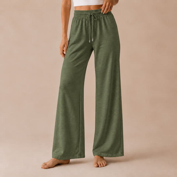 Olivenorma Women Casual Loose Polyester Straight Leg Sweatpants - image 2