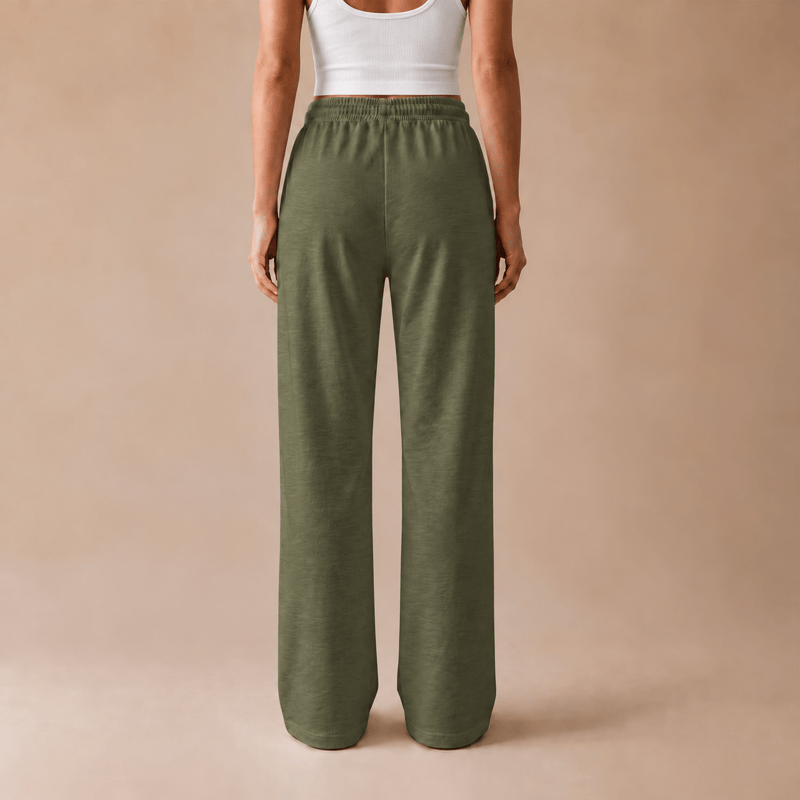 Olivenorma Women Casual Loose Polyester Straight Leg Sweatpants - image 5