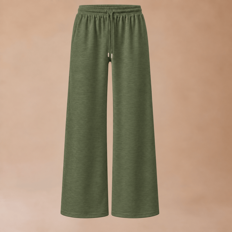 Olivenorma Women Casual Loose Polyester Straight Leg Sweatpants - image 7