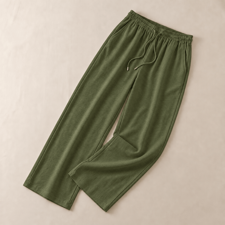Olivenorma Women Casual Loose Polyester Straight Leg Sweatpants - image 9