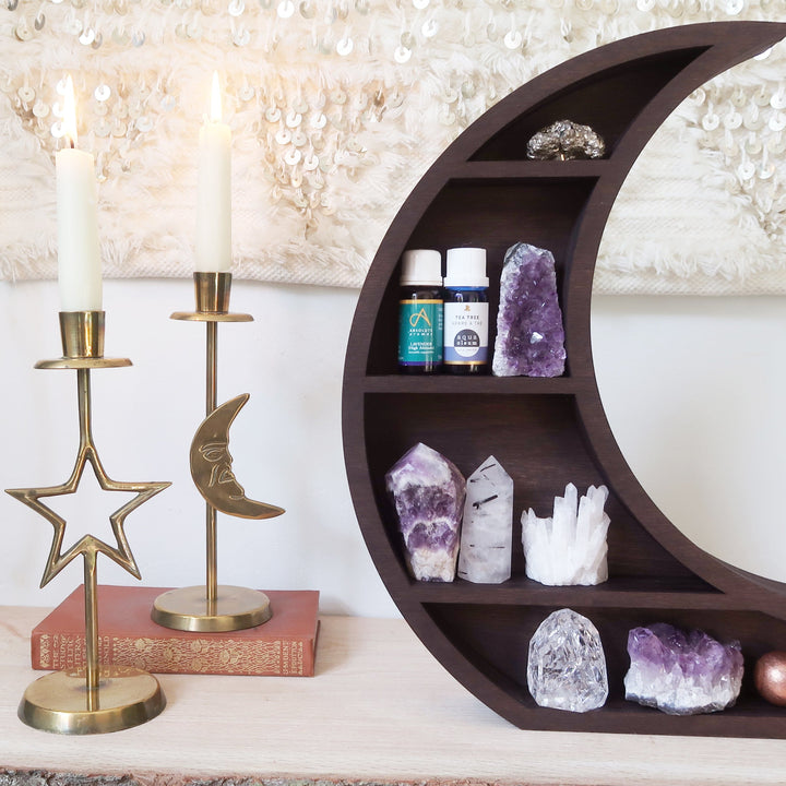 Olivenorma Handcrafted Moon Crystal  Shelf - image 5