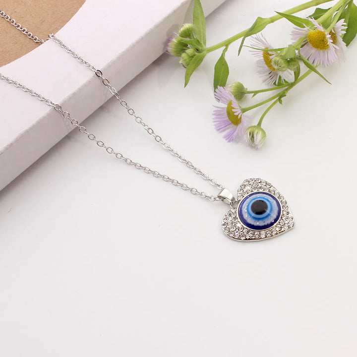 Olivenorma "To Guard And Protect" Evil Eye Necklace - Evil Eye&Heart - image 2