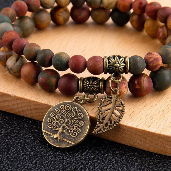 Olivenorma Picture Jasper Calm And Peace Bracelet - image 3