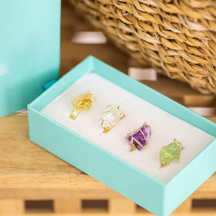 Natural Crystal Irregular Ring - image 10