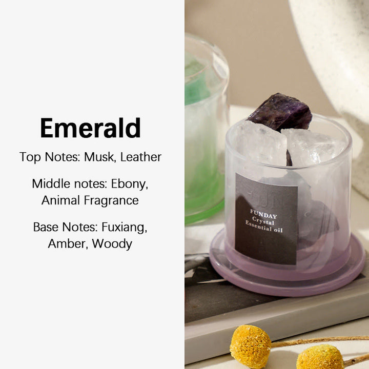 Olivenorma Aroma Diffuser Stone Household Essential Oil Crystal Aromatherapy - Emerald - image 12