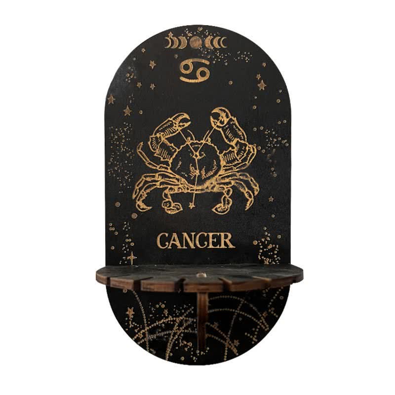 Small Delicate Sibylline Wooden Crystal Shelf - Cancer - image 1