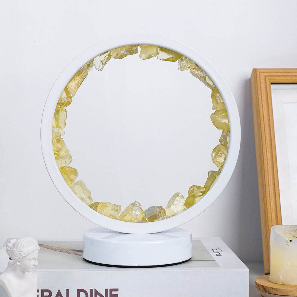 Natural Crystal Cluster Lamp Lights LED Decoration Rechargeable - image 6