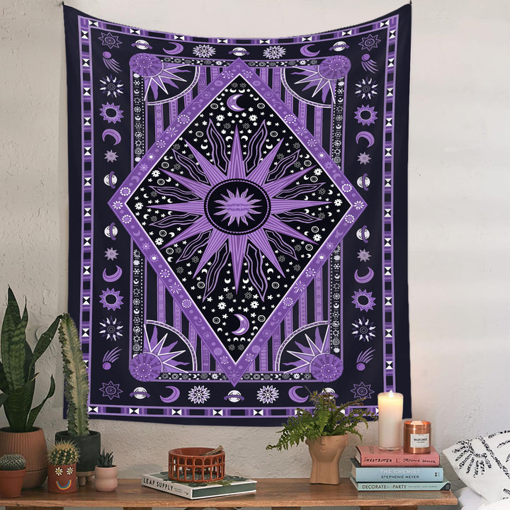 Olivenorma Sun Rays Moon Bohemia Tapestry - image 37