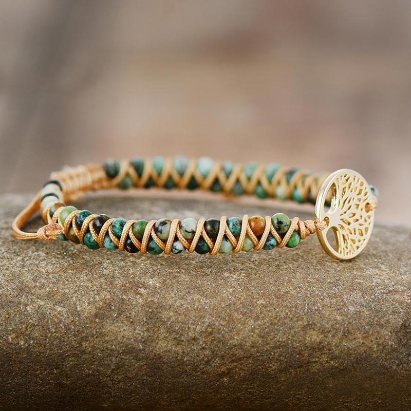 Turquoise Tree Of Life Bracelet - image 3