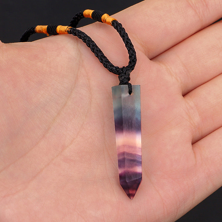 Olivenorma Fluorite Alleviate Anxiety Necklace - image 2