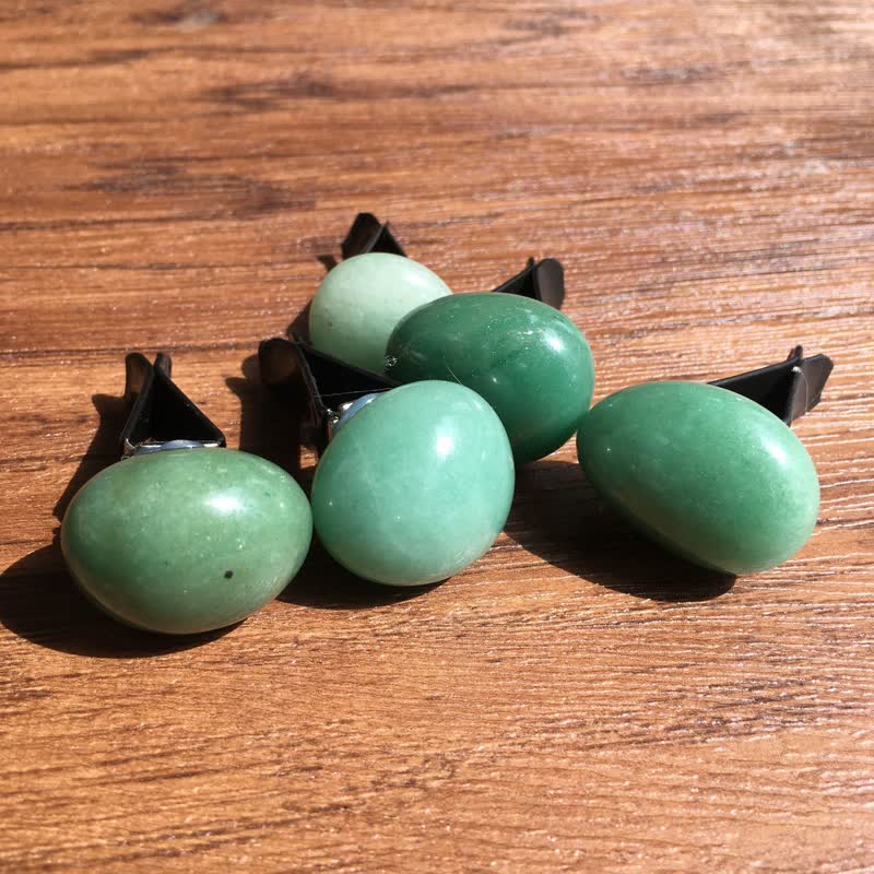 Olivenorma Natural Crystal Car Air Vent Decoration - Green Aventurine - image 5