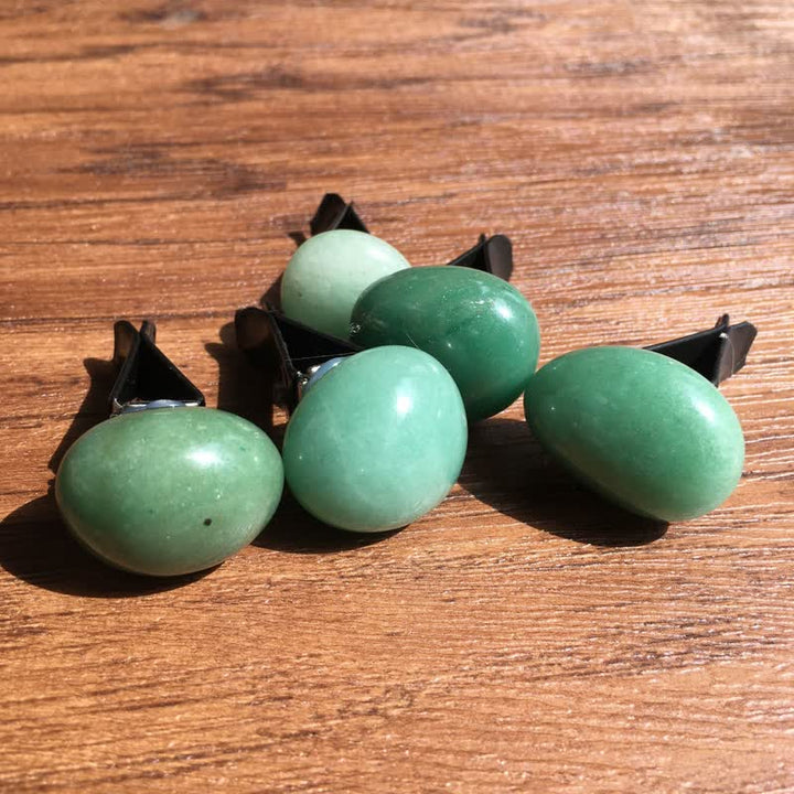 Olivenorma Natural Crystal Car Air Vent Decoration - Green Aventurine - image 5