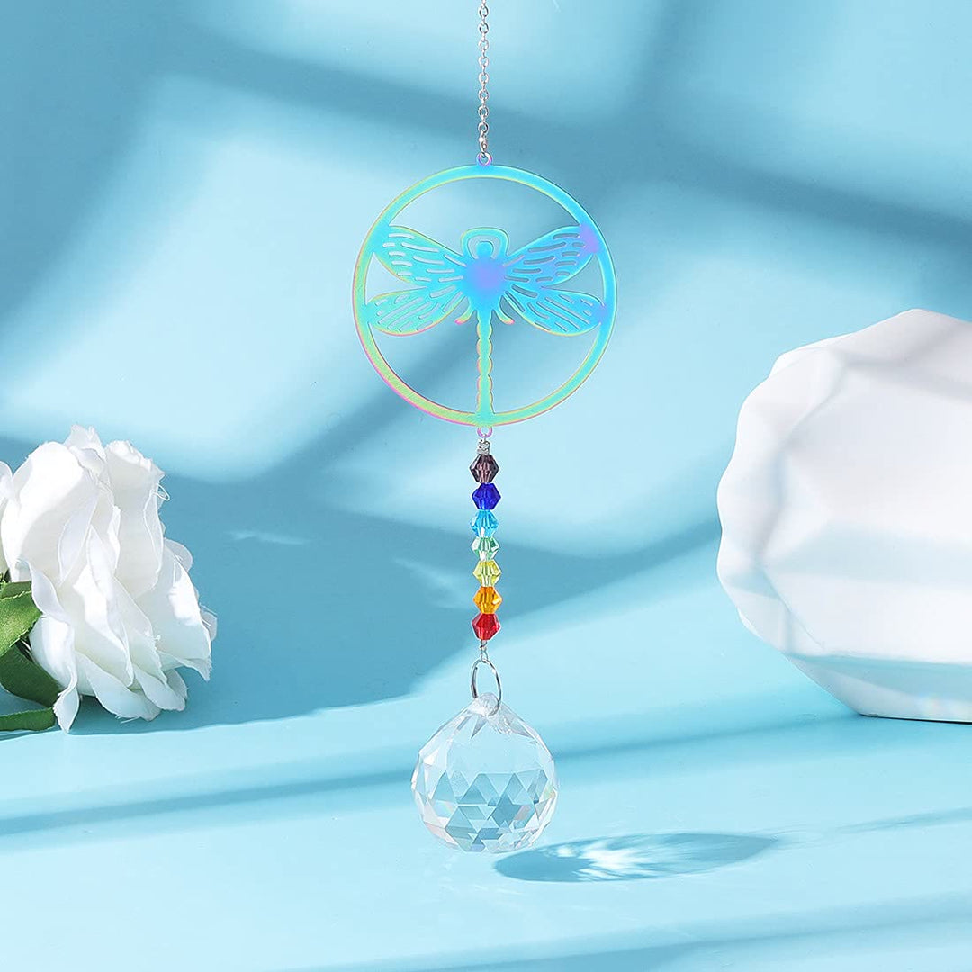 Olivenorma Clear Crystal Hanging Chakra Beads Wind Chime Suncatcher - image 30
