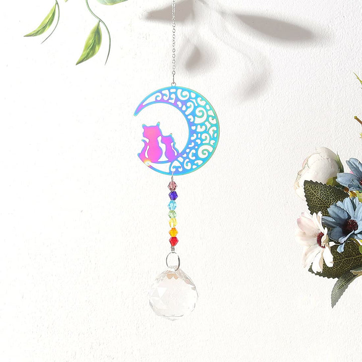 Olivenorma Clear Crystal Hanging Chakra Beads Wind Chime Suncatcher - image 23