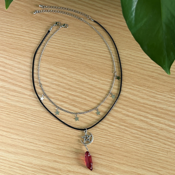 Olivenorma Natural Stone Tree of Life Evil Eye Pendant Necklace Set - image 15