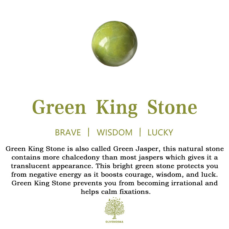 Olivenorma Green King Stone Protection Bracelet - image 4