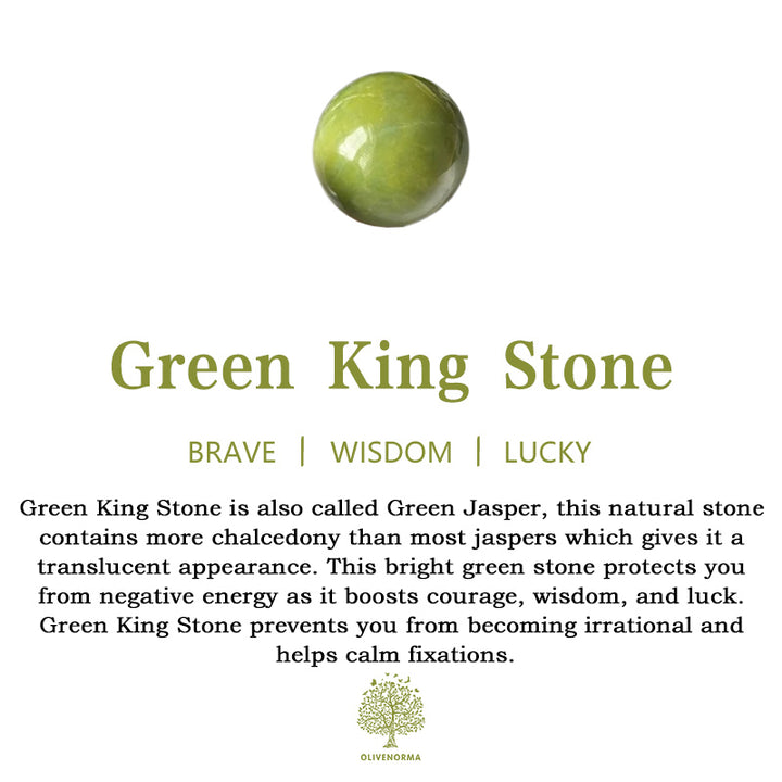 Olivenorma Green King Stone Protection Bracelet - image 4