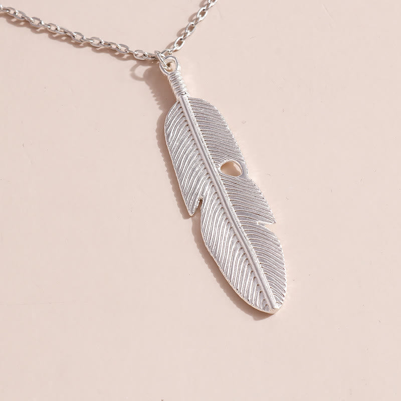 Olivenorma Turquoise Leaf Pendant Three Layer Necklace - image 9