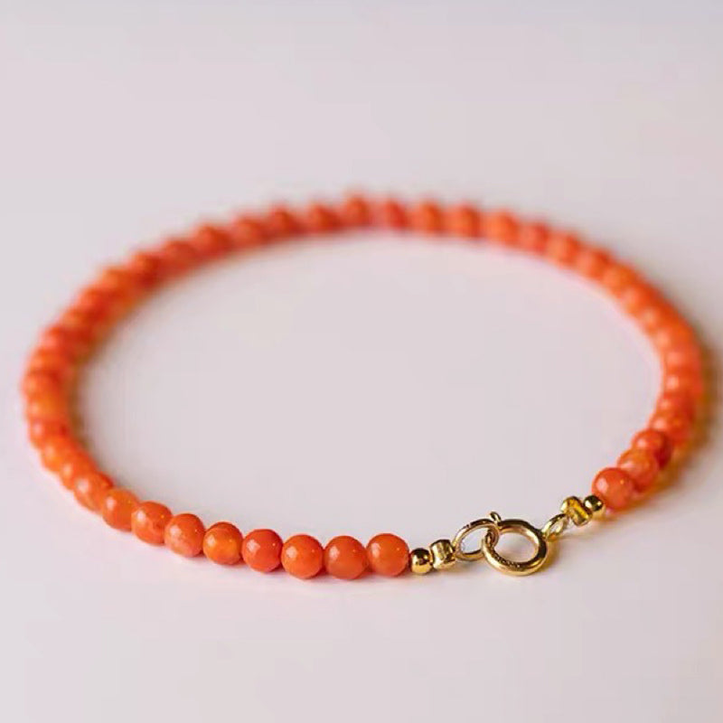 Sunset Speed - Red Agate Energy Gemstone Bracelet - image 4