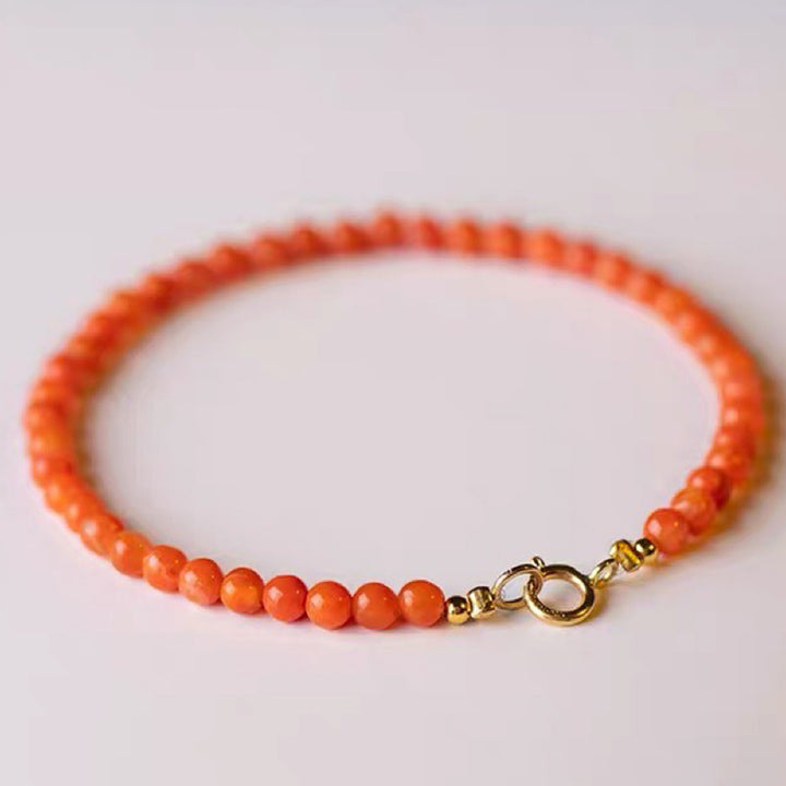 Sunset Speed - Red Agate Energy Gemstone Bracelet - image 4