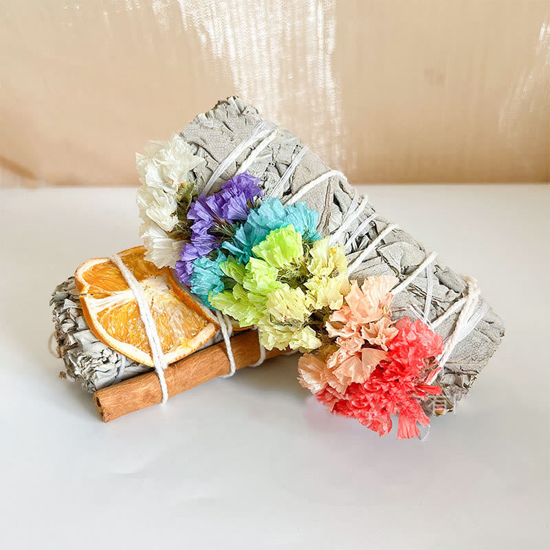 Olivenorma Cinnamon Orange Crystal Cleansing Meditation White Sage - image 8