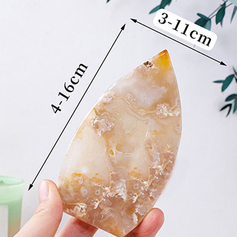 Olivenorma Natural Crystal Flame Shaped Ornaments Gemstone Decoration - image 34