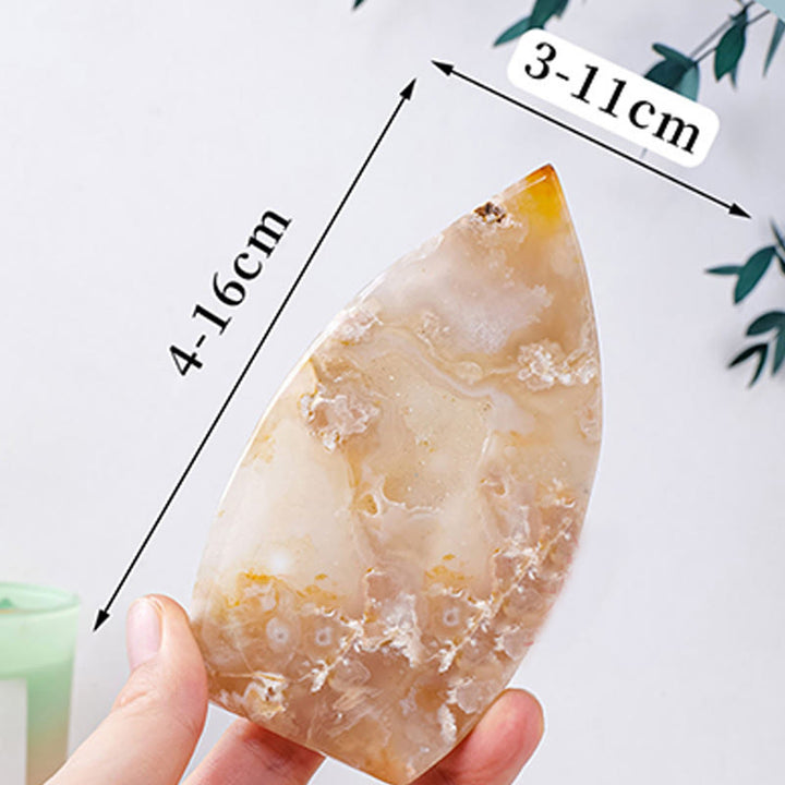 Olivenorma Natural Crystal Flame Shaped Ornaments Gemstone Decoration - image 34