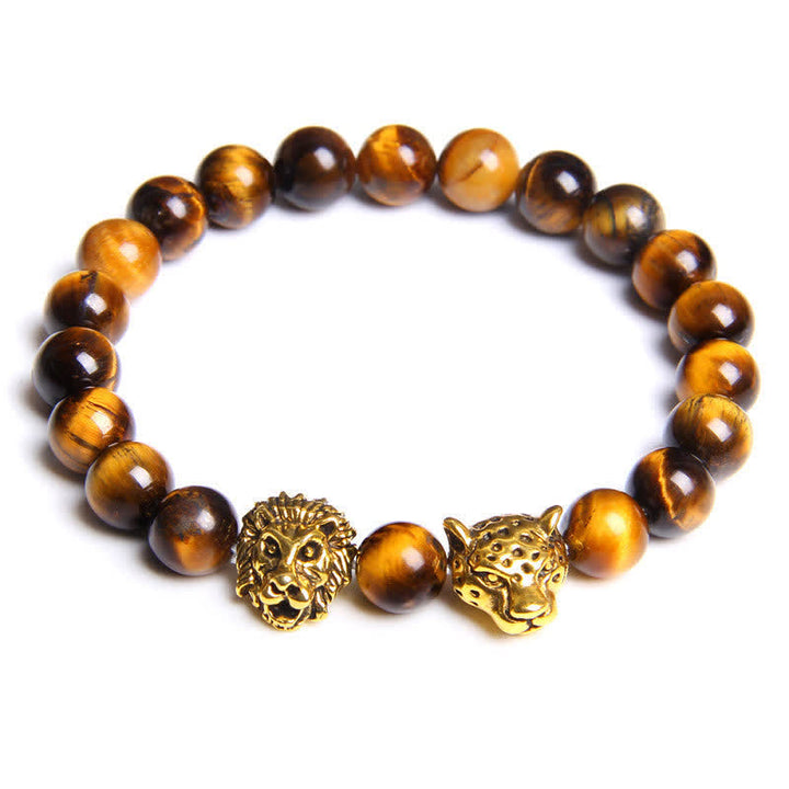 Olivenorma Tiger Eye Lion Panther Beads Bracelet - image 2