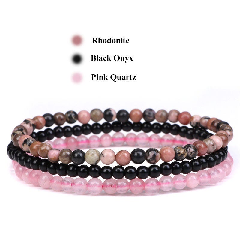Olivenorma Protection From Negative Energies Rhodonite Bracelet - image 1